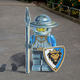 Illustration for article titled 3D Lego Minifig Street Art
